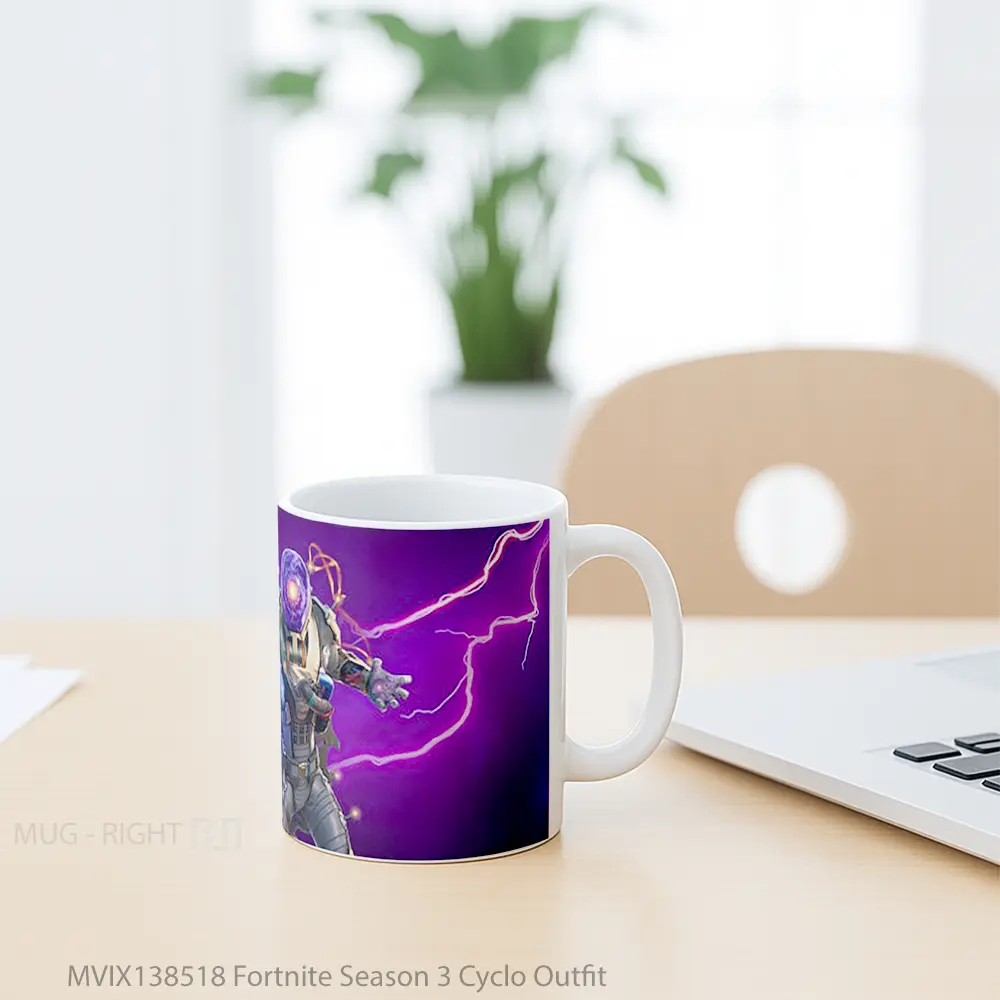 Mug Fortnite Season 3 Cyclo Outfit Cangkir Gamer - All-side / Desain