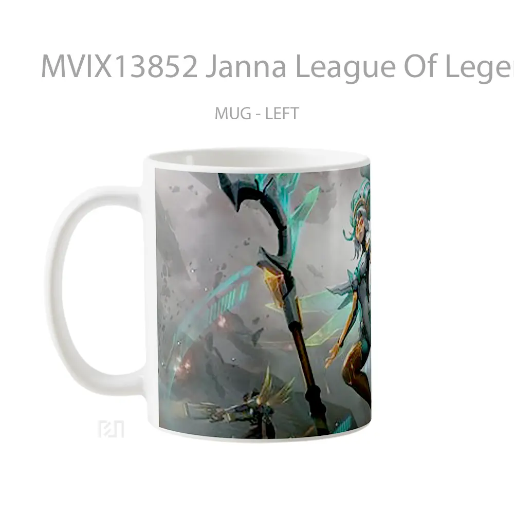 Mug Janna League Of Legends V1 Cangkir Gamer - All-side / Desain