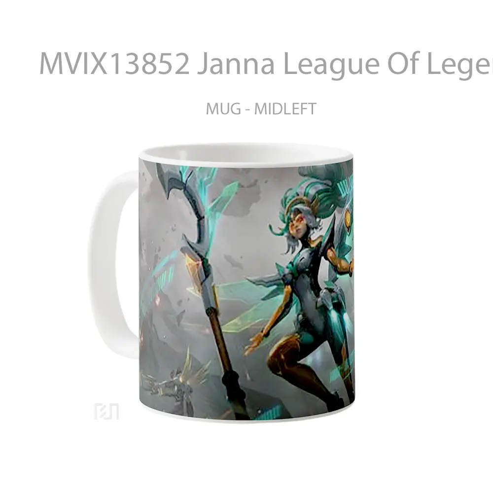 Mug Janna League Of Legends V1 Cangkir Gamer - All-side / Desain