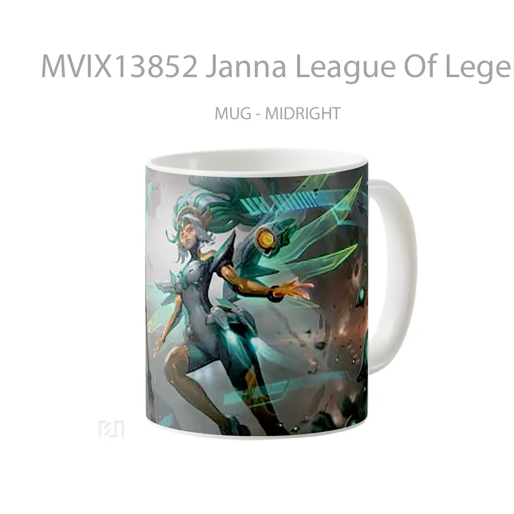 Mug Janna League Of Legends V1 Cangkir Gamer - All-side / Desain
