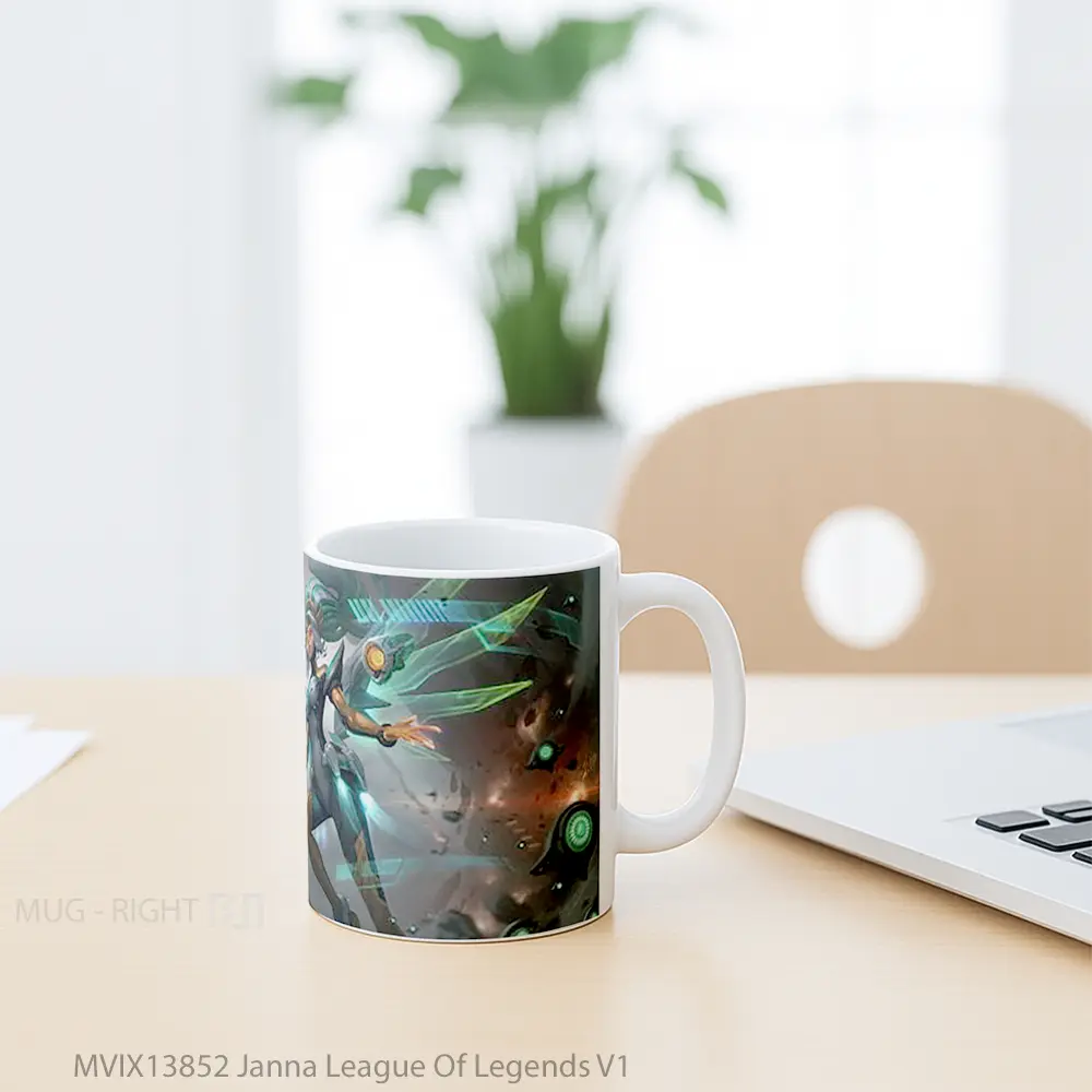 Mug Janna League Of Legends V1 Cangkir Gamer - All-side / Desain