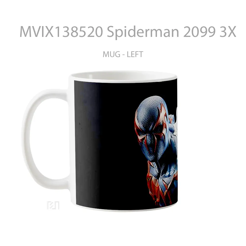 Mug Spiderman 2099 3X Gelas Superhero - All-side / Desain