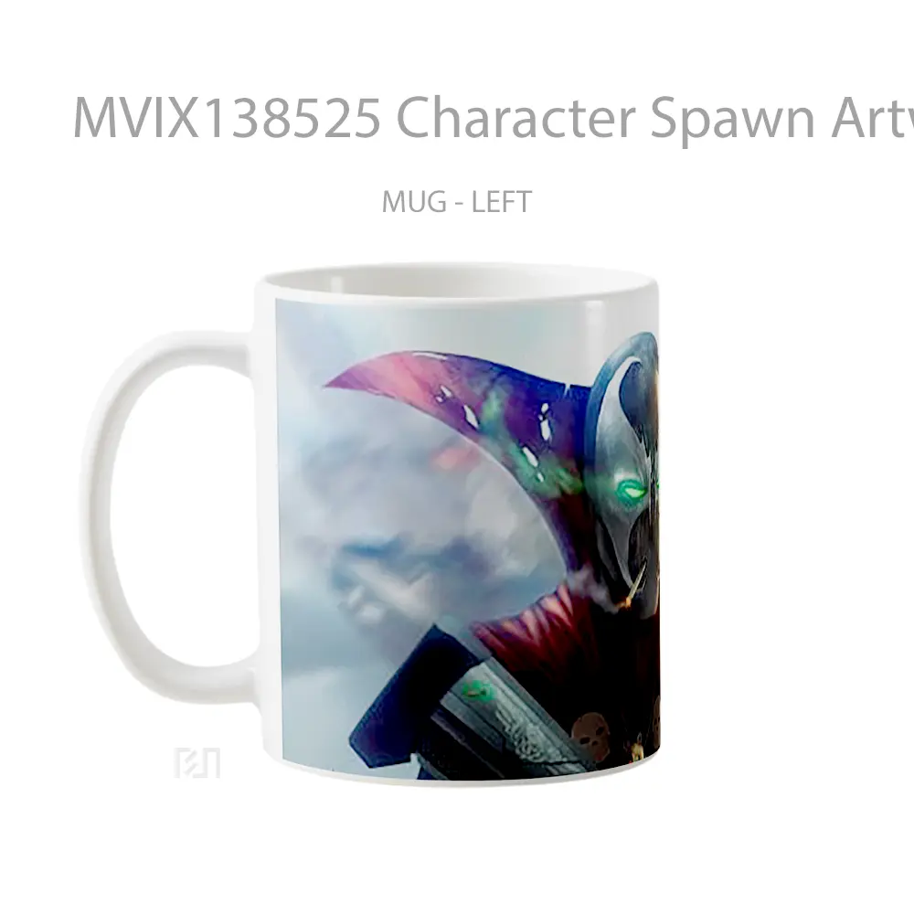 Mug Character Spawn Artwork Gelas Seni Modern - All-side / Desain