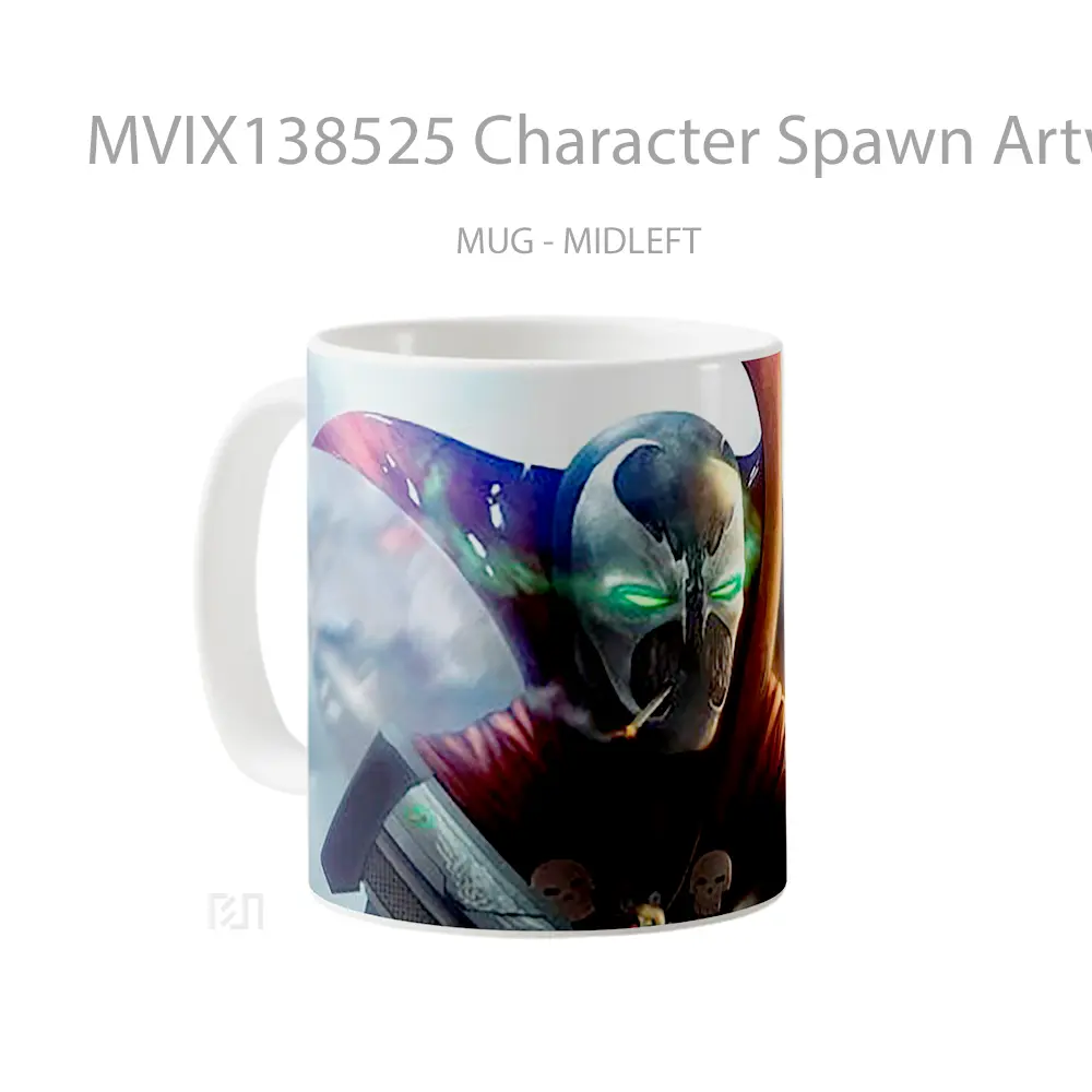 Mug Character Spawn Artwork Gelas Seni Modern - All-side / Desain