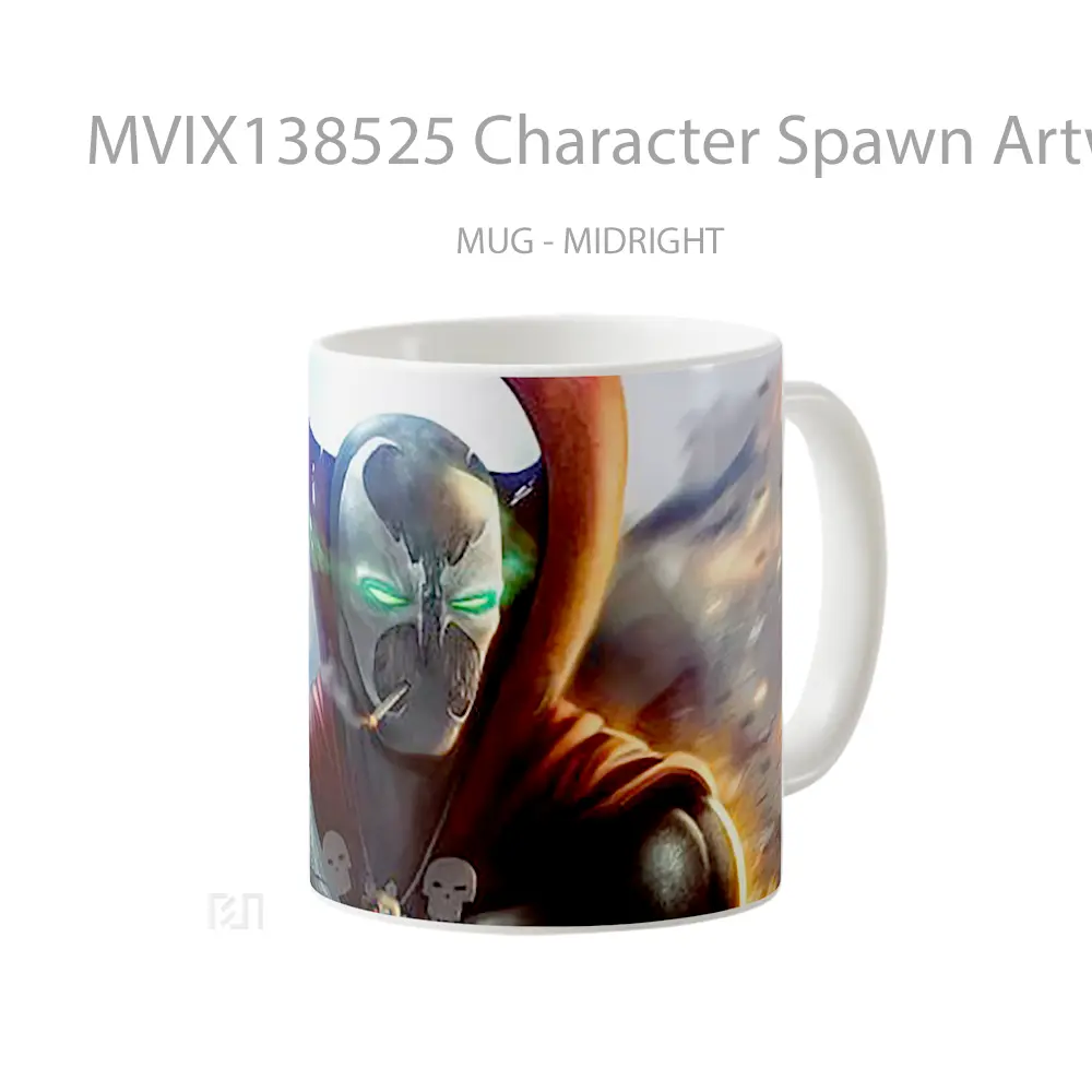 Mug Character Spawn Artwork Gelas Seni Modern - All-side / Desain