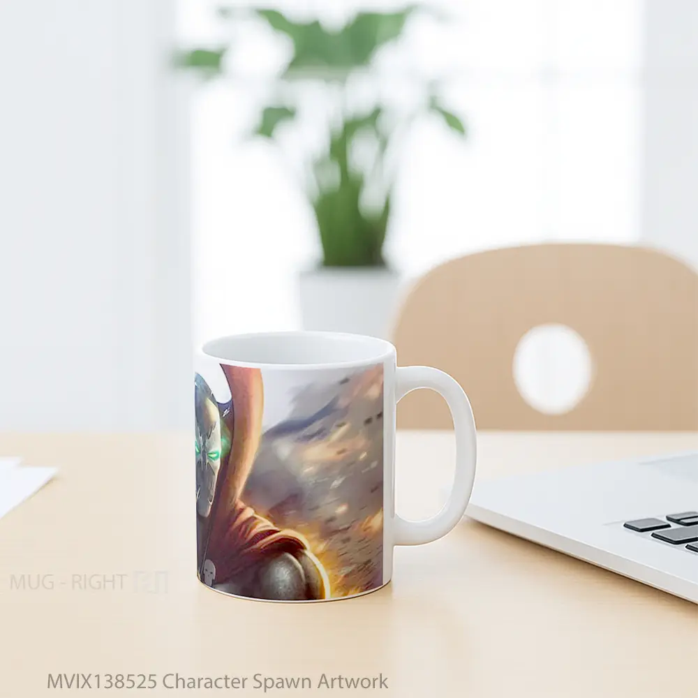 Mug Character Spawn Artwork Gelas Seni Modern - All-side / Desain