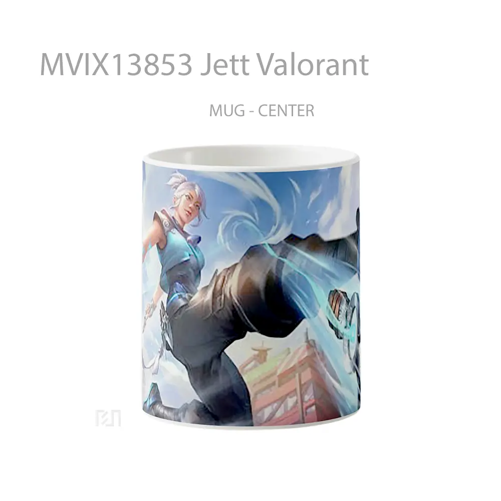 Mug Jett Valorant Cangkir Gamer