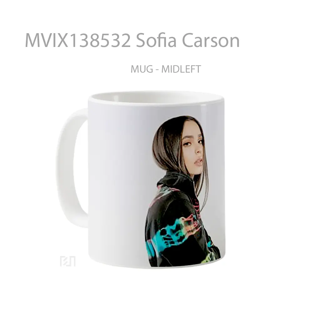 Mug Sofia Carson Gelas Keramik Unik - All-side / Desain