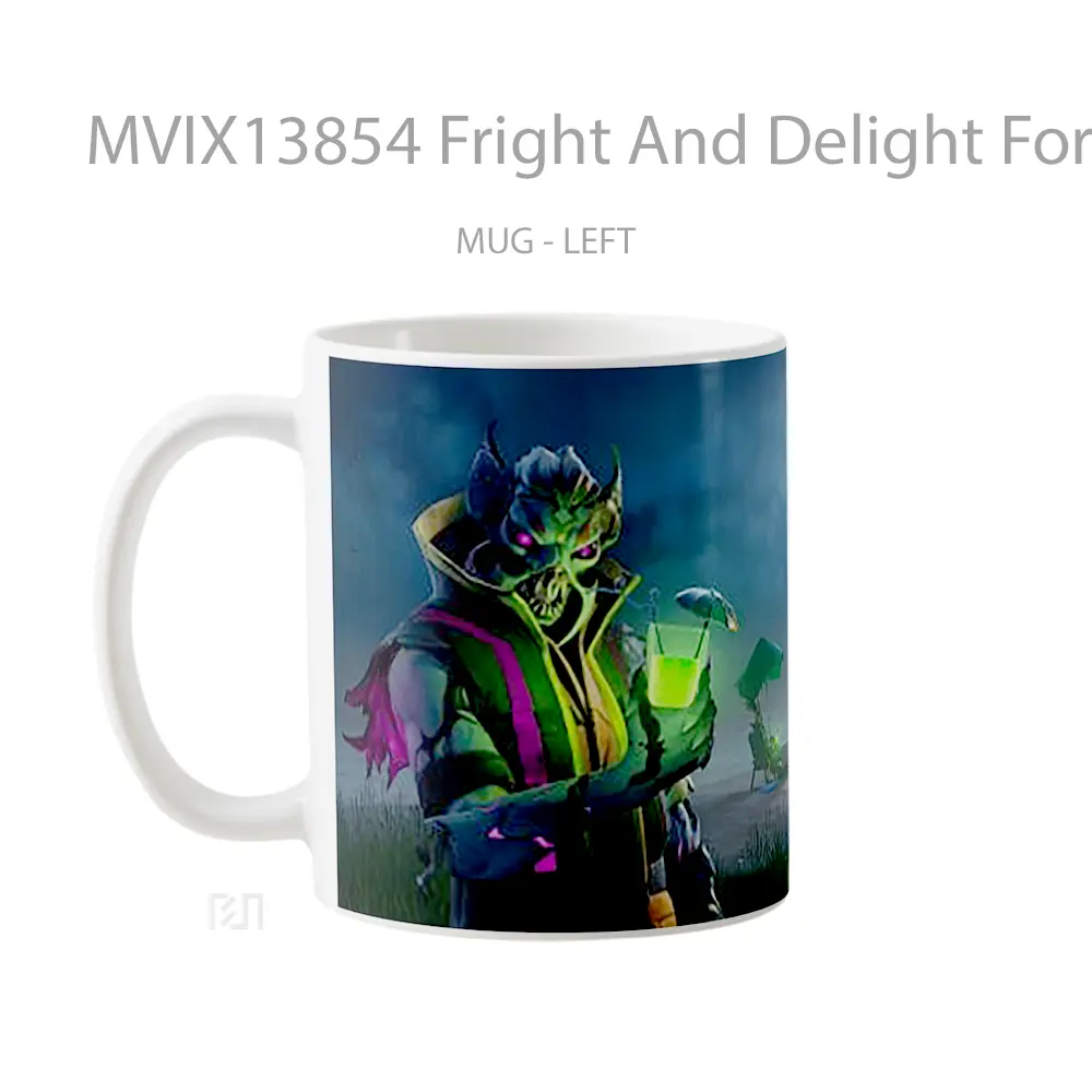 Mug Fright And Delight Fortnite Skin Cangkir Gamer - Tampak Kanan