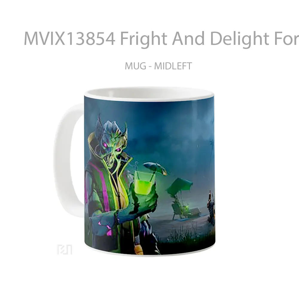 Mug Fright And Delight Fortnite Skin Cangkir Gamer - Tampak Kanan
