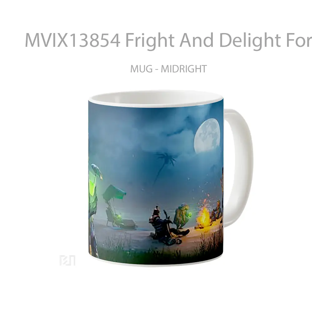 Mug Fright And Delight Fortnite Skin Cangkir Gamer - Tampak Kanan