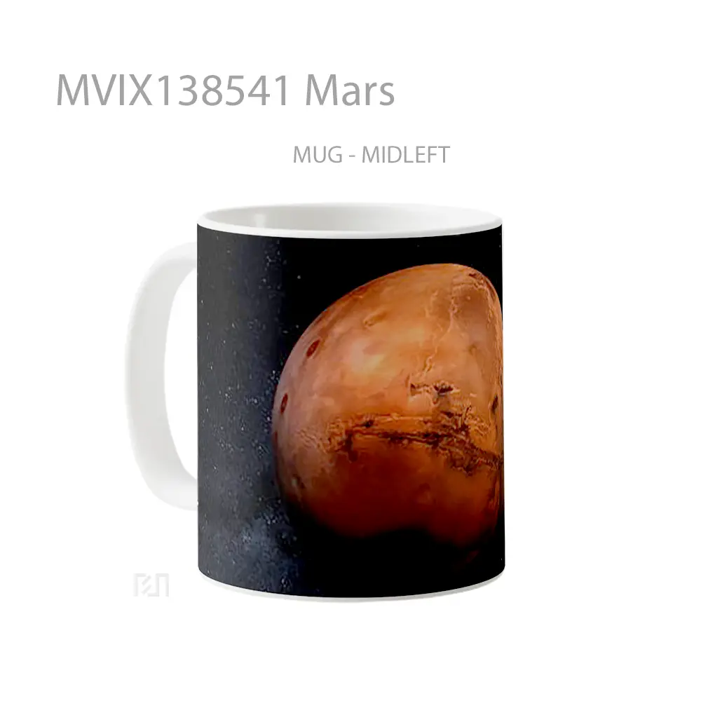 Mug Mars Gelas Keramik Unik - All-side / Desain