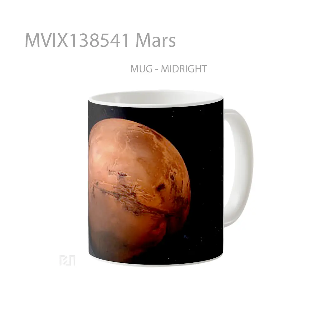 Mug Mars Gelas Keramik Unik - All-side / Desain