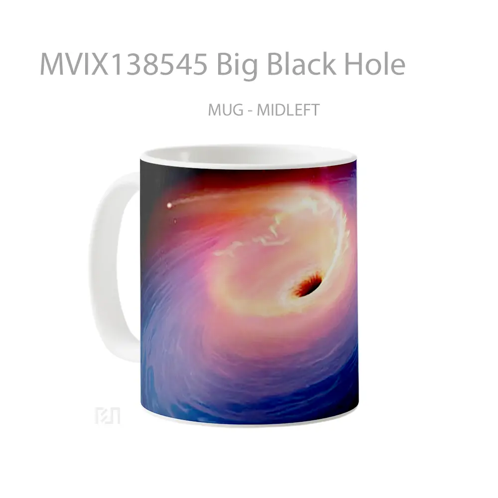 Mug Big Black Hole Gelas Astronomi - All-side / Desain