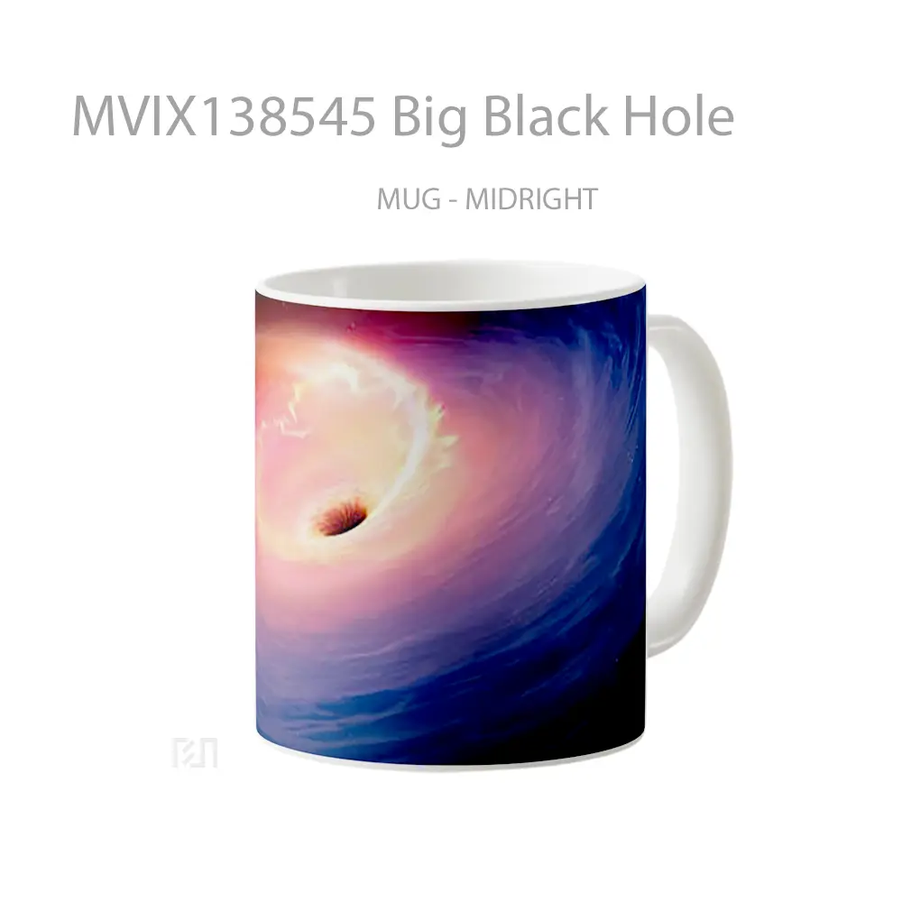 Mug Big Black Hole Gelas Astronomi - All-side / Desain