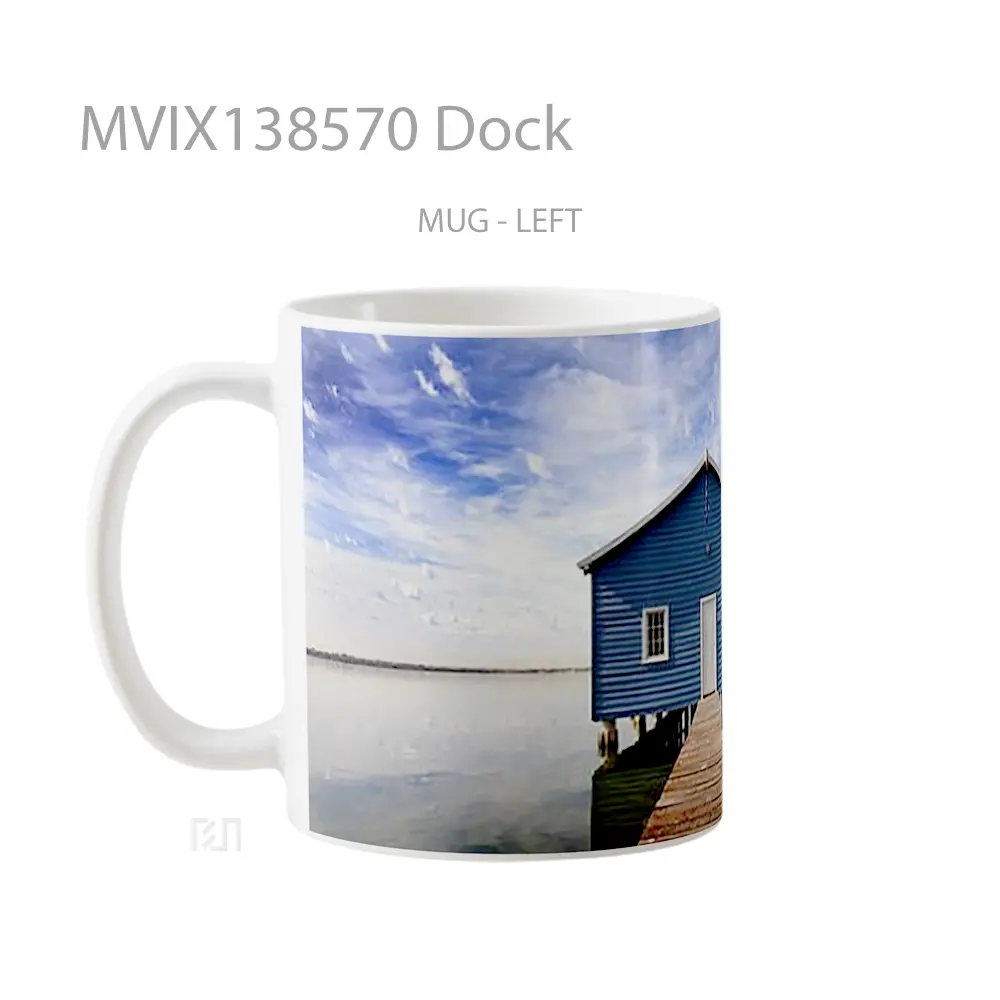 Mug Dock Gelas Keramik Unik - All-side / Desain
