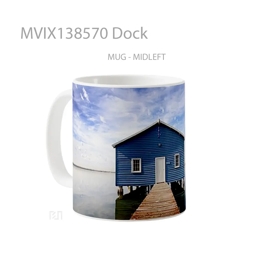 Mug Dock Gelas Keramik Unik - All-side / Desain