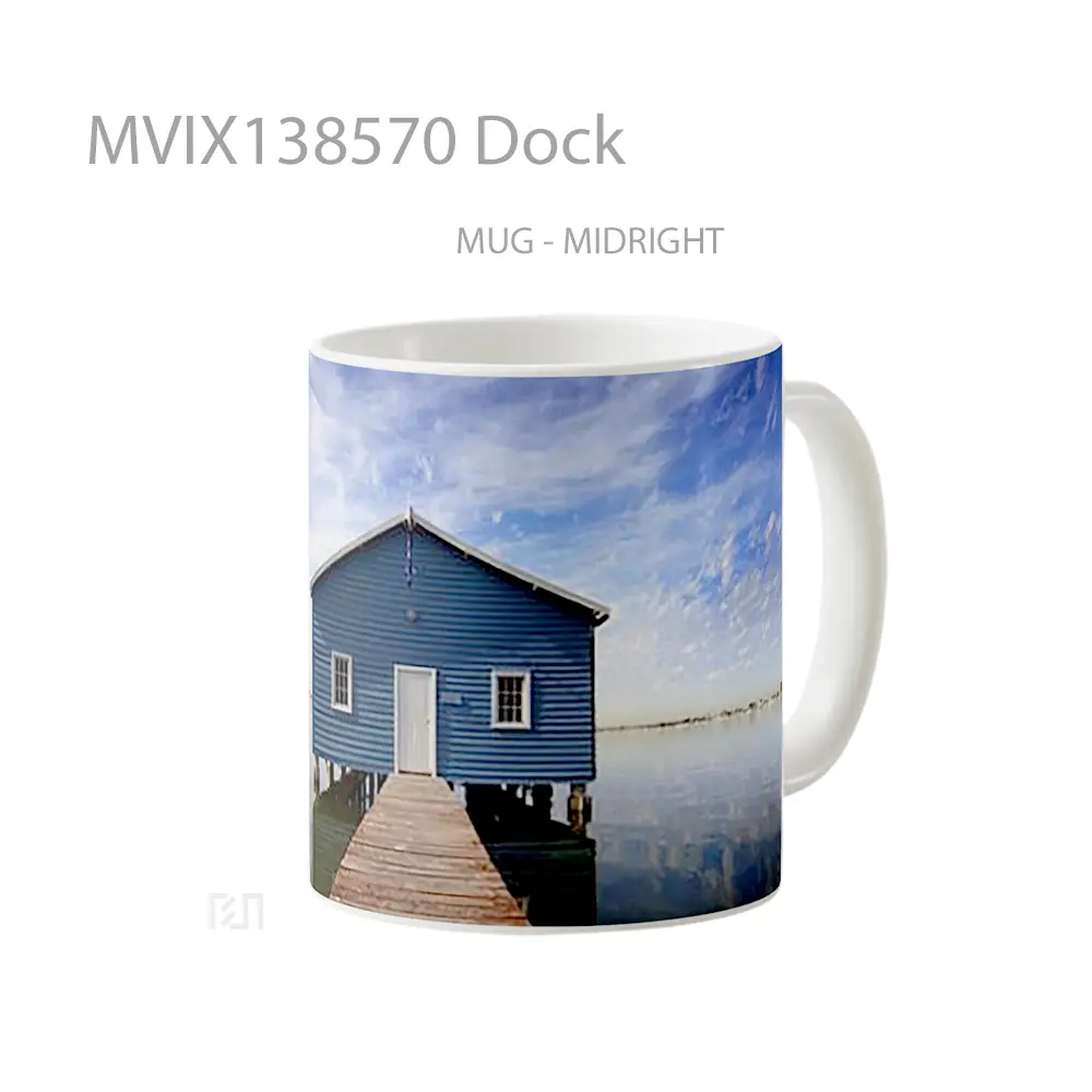 Mug Dock Gelas Keramik Unik - All-side / Desain