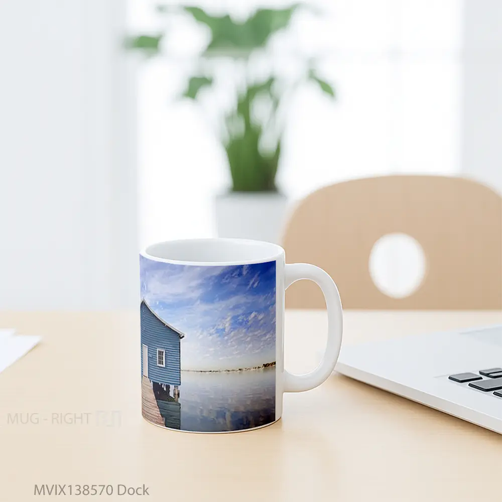 Mug Dock Gelas Keramik Unik - All-side / Desain