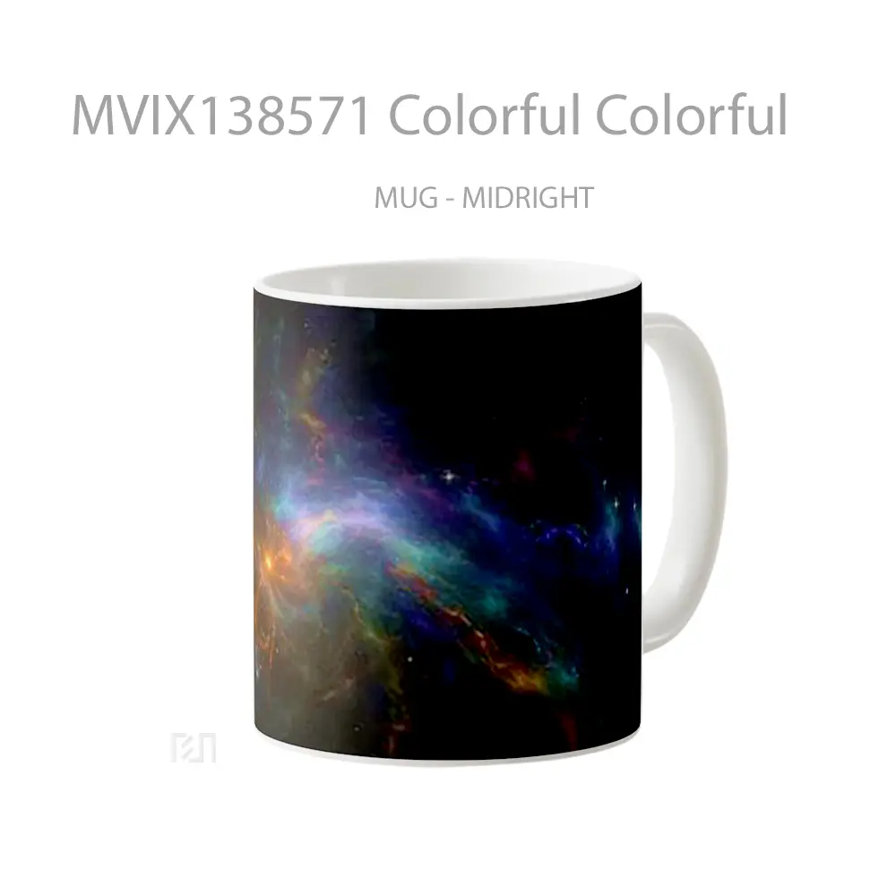 Mug Colorful Colorful Gelas Keramik Unik - All-side / Desain