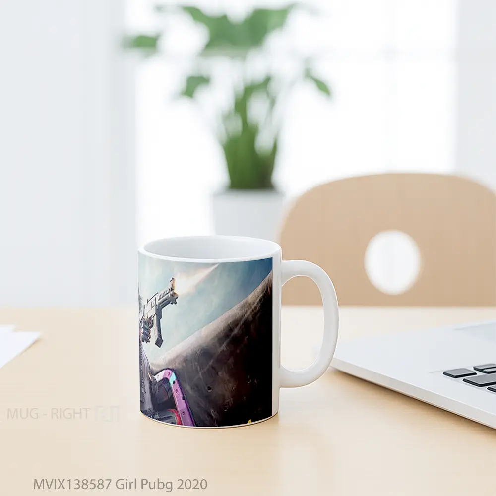 Mug Girl Pubg 2020 Cangkir Gamer - All-side / Desain