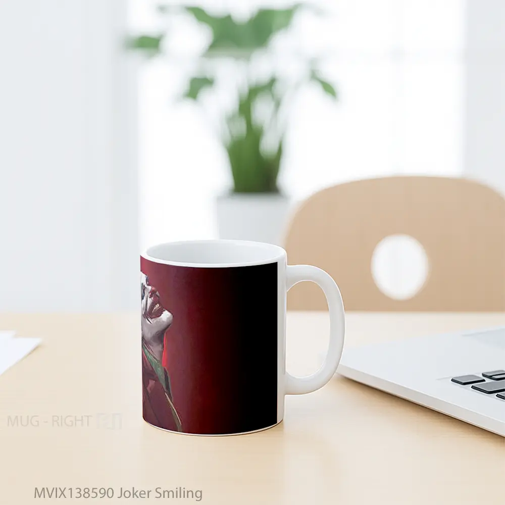 Mug Joker Smiling Gelas Superhero - All-side / Desain