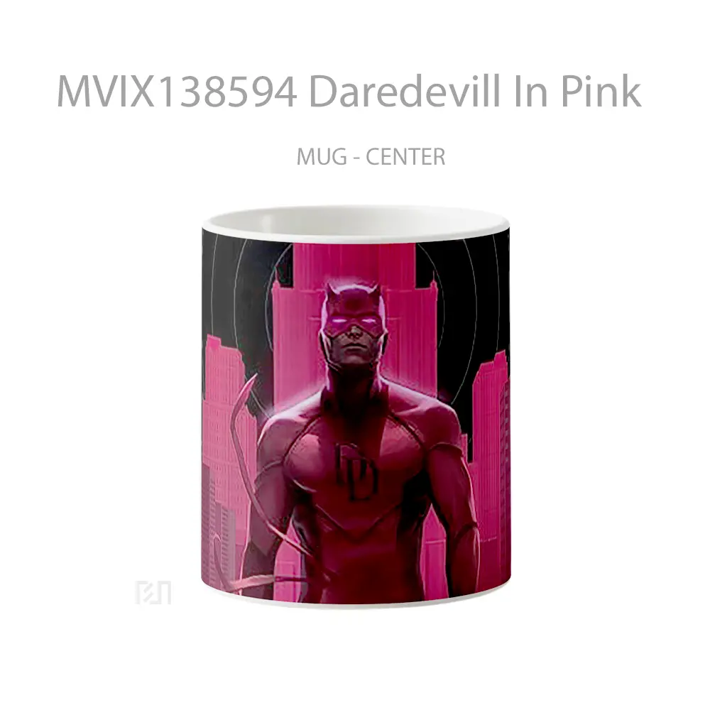 Mug Daredevill In Pink Gelas Keramik Unik