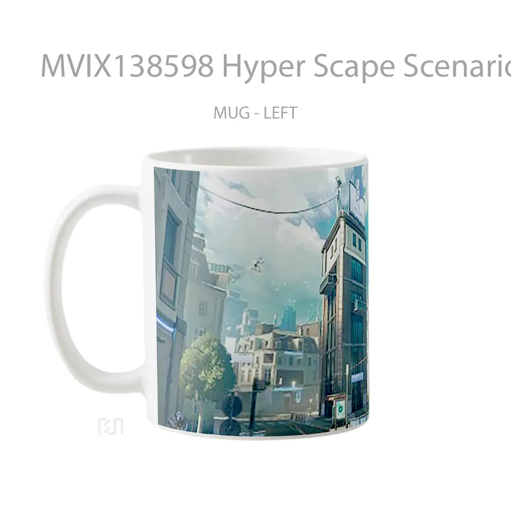 Mug Hyper Scape Scenario Gelas Keramik Unik - All-side / Desain