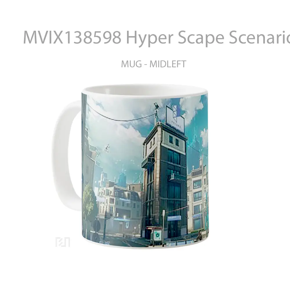 Mug Hyper Scape Scenario Gelas Keramik Unik - All-side / Desain