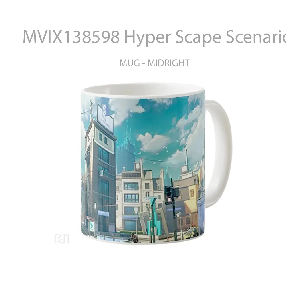 Mug Hyper Scape Scenario Gelas Keramik Unik - All-side / Desain