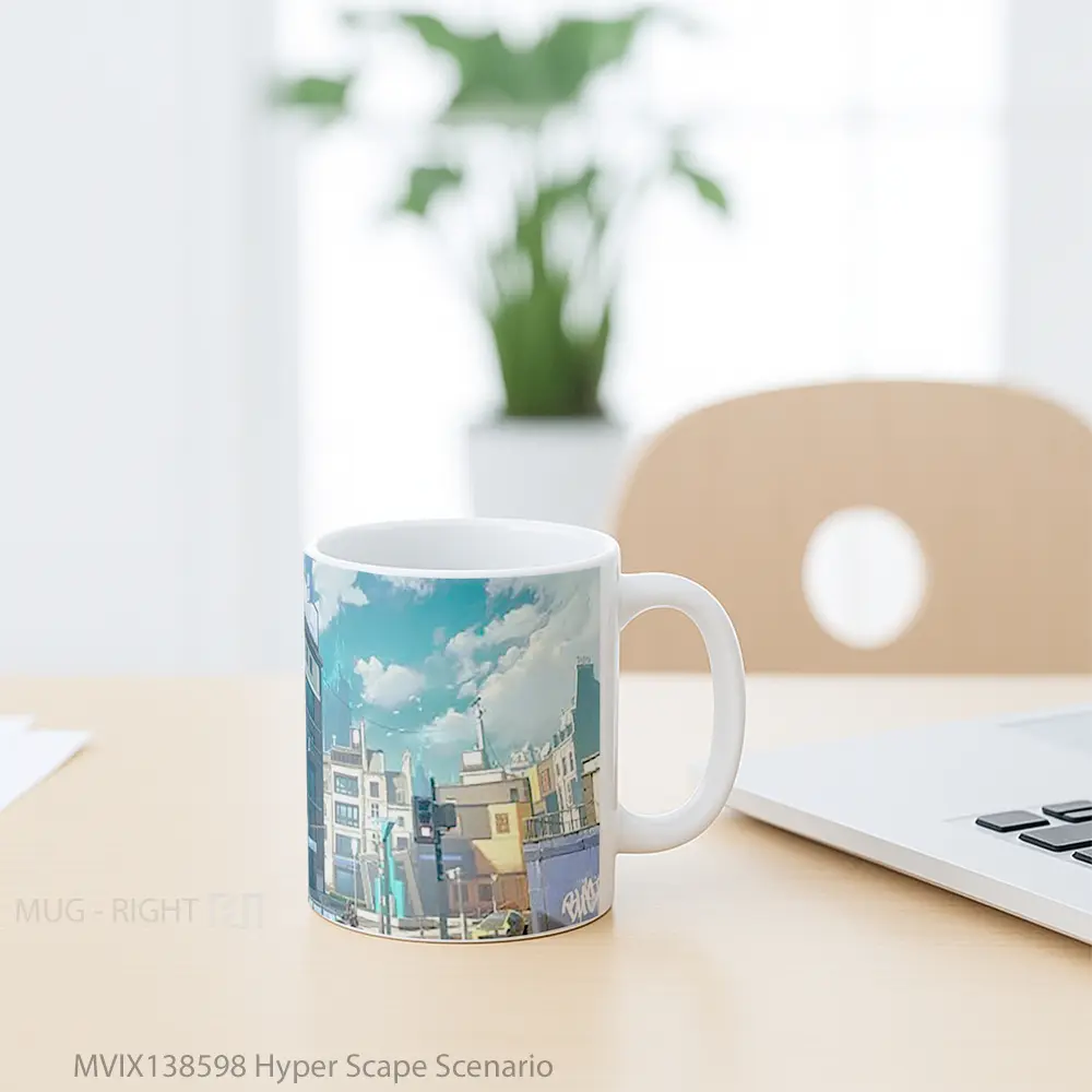 Mug Hyper Scape Scenario Gelas Keramik Unik - All-side / Desain