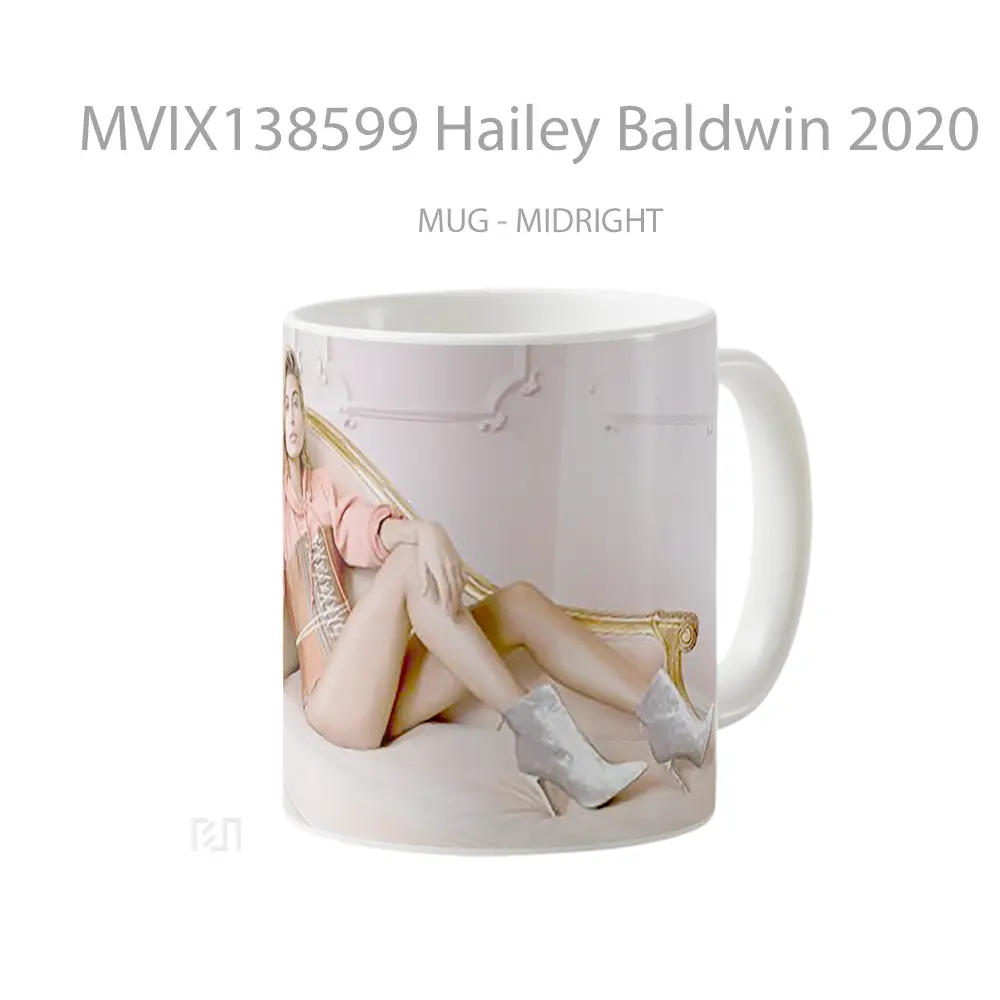 Mug Hailey Baldwin 2020 Gelas Keramik Unik - All-side / Desain