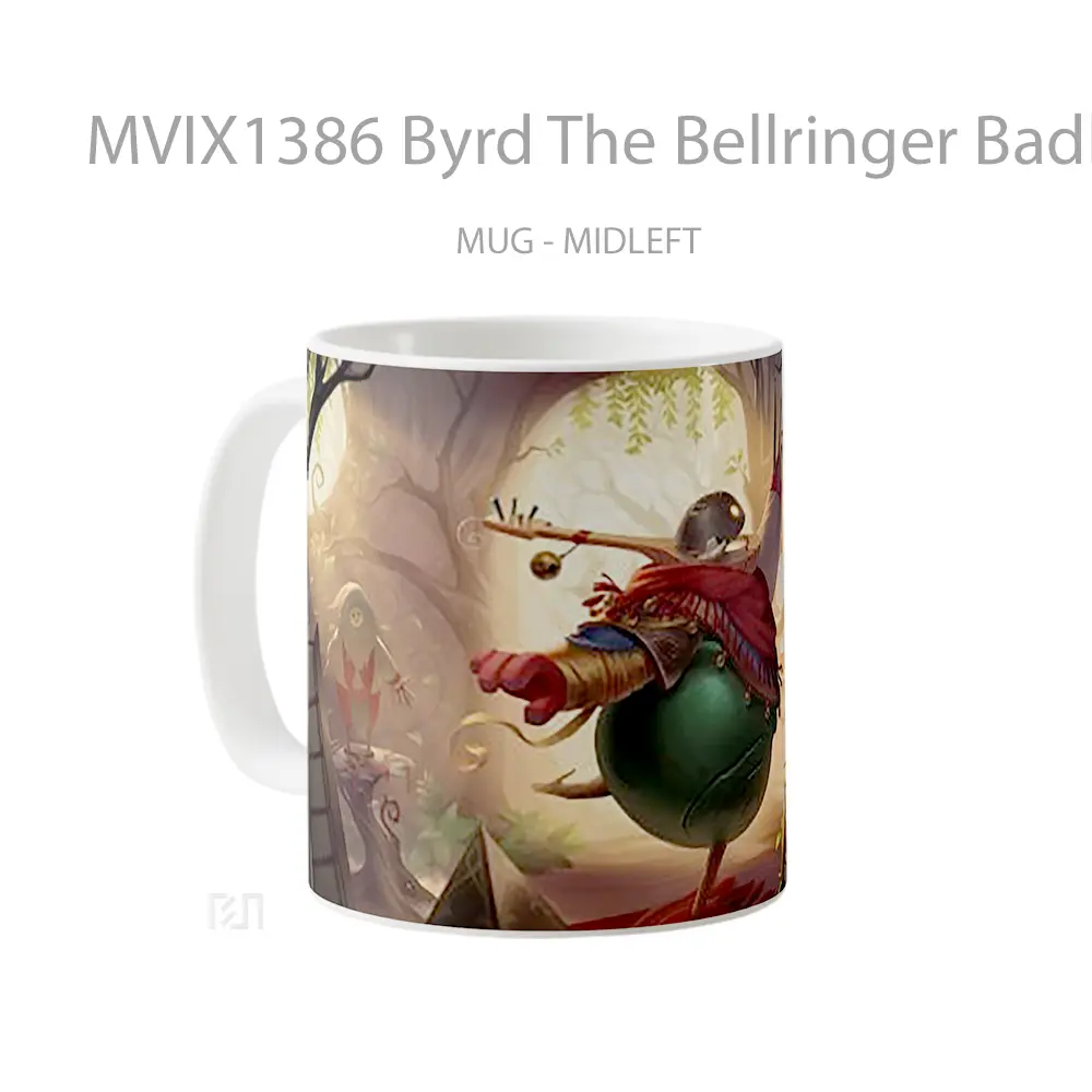 Mug Byrd The Bellringer Badle City Legends Of Runeterra Gelas Keramik Unik - All-side / Desain