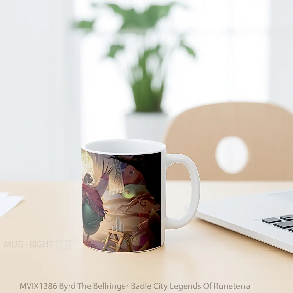 Mug Byrd The Bellringer Badle City Legends Of Runeterra Gelas Keramik Unik - All-side / Desain