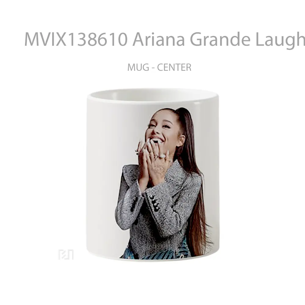 Mug Ariana Grande Laughing Gelas Selebriti