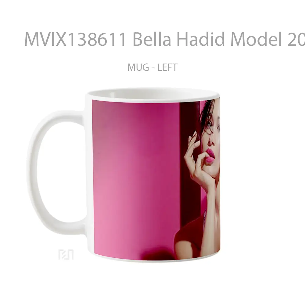 Mug Bella Hadid Model 2020 Gelas Keramik Unik - All-side / Desain