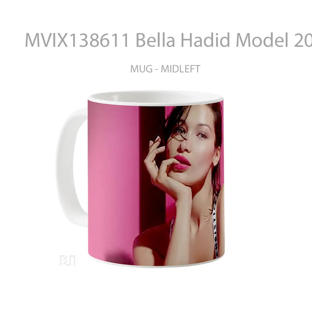 Mug Bella Hadid Model 2020 Gelas Keramik Unik - All-side / Desain