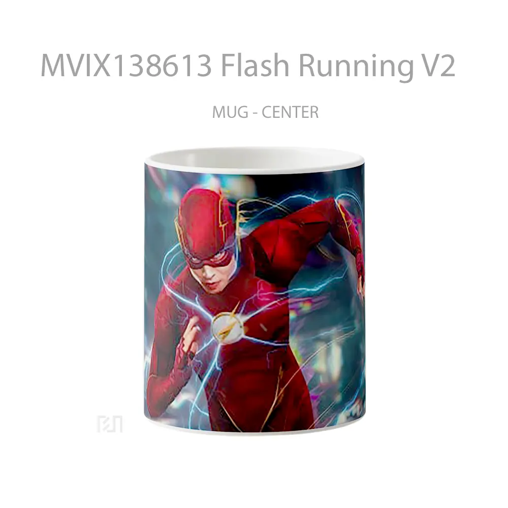 Mug Flash Running V2 Gelas Superhero