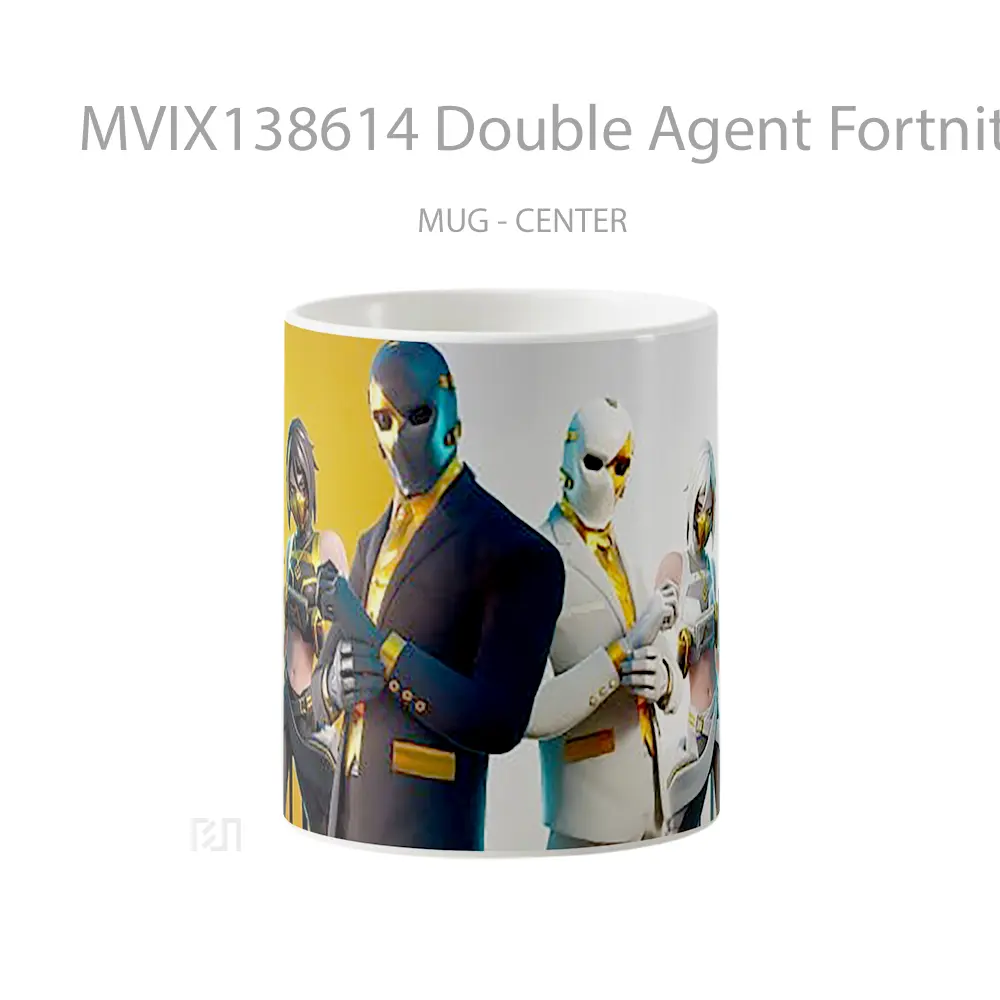 Mug Double Agent Fortnite Cangkir Gamer