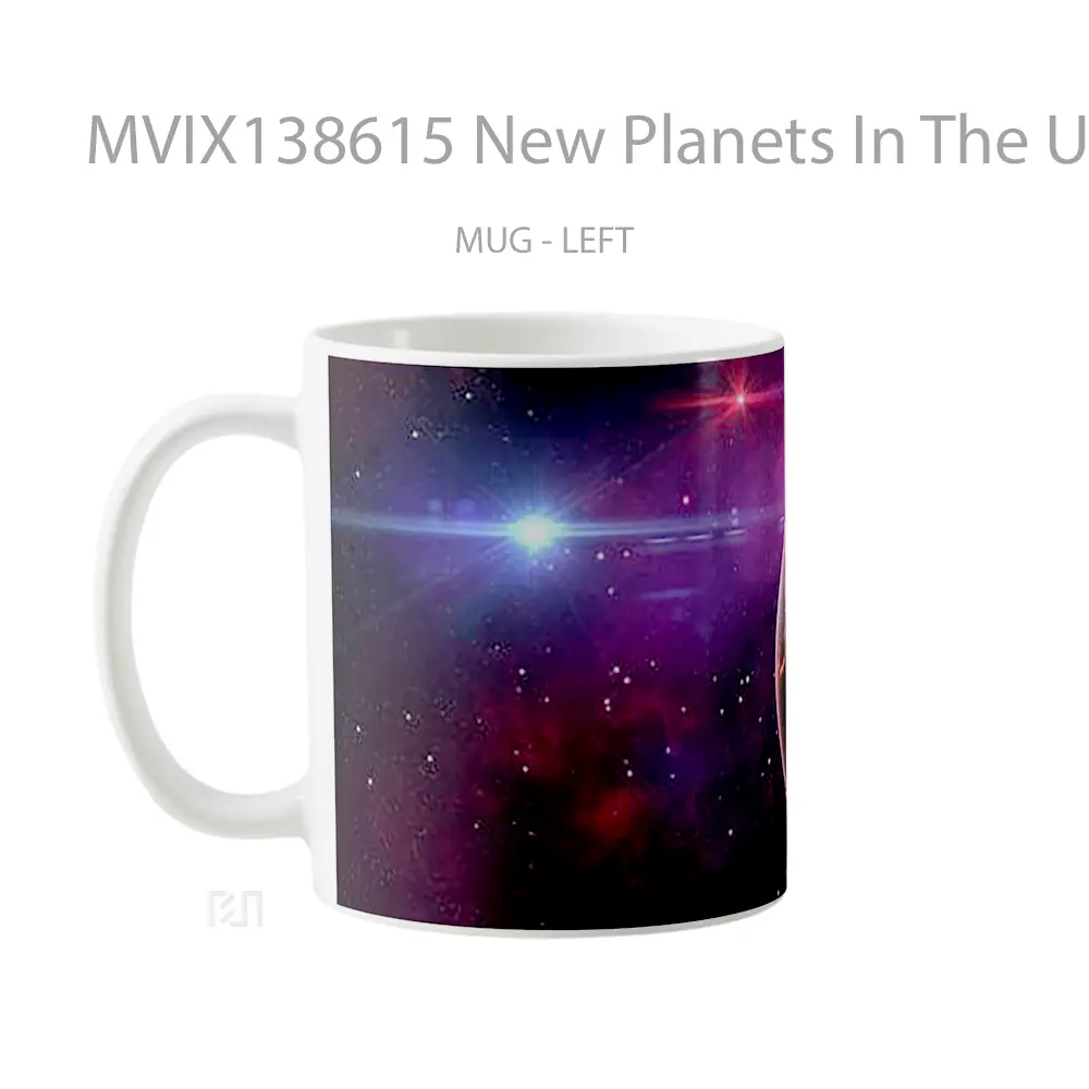 Mug New Planets In The Universe Gelas Astronomi - All-side / Desain