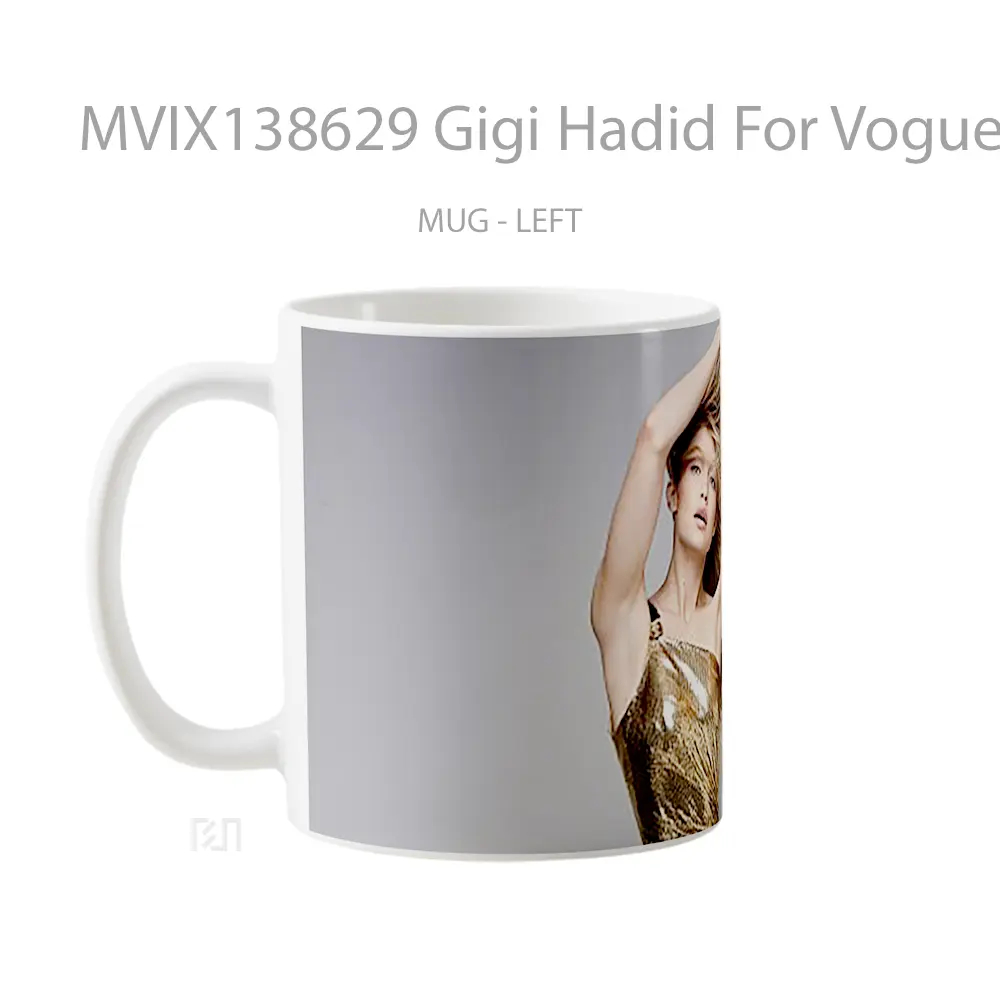 Mug Gigi Hadid For Vogue Germany 2020 Gelas Keramik Unik - All-side / Desain