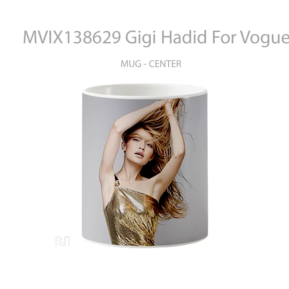 Mug Gigi Hadid For Vogue Germany 2020 Gelas Keramik Unik