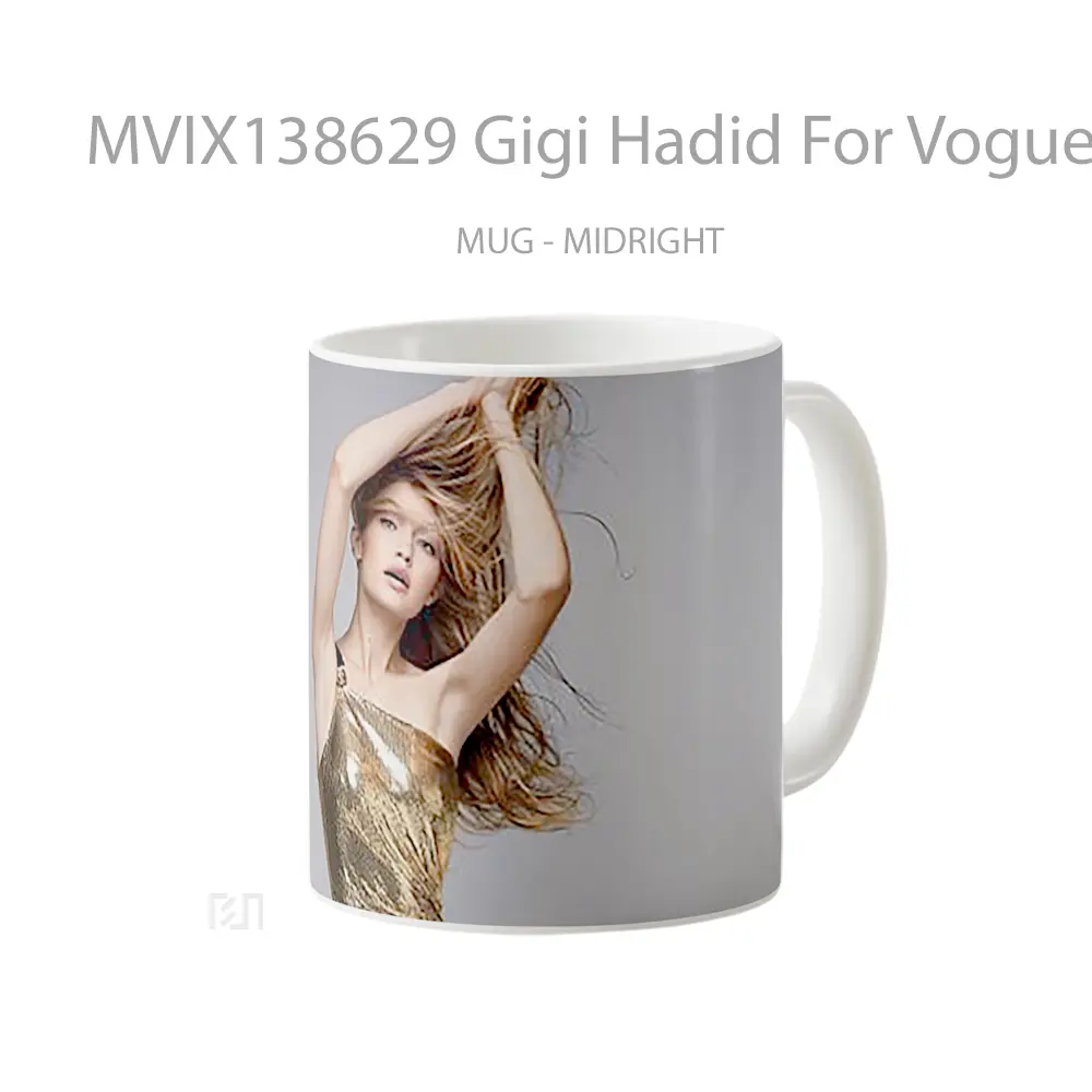 Mug Gigi Hadid For Vogue Germany 2020 Gelas Keramik Unik - All-side / Desain
