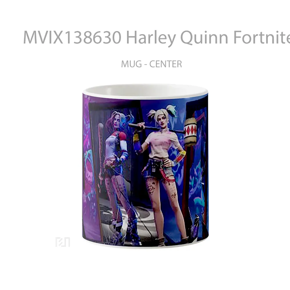 Mug Harley Quinn Fortnite Cangkir Gamer