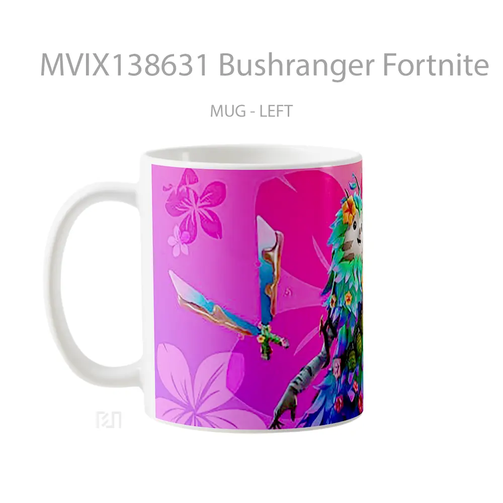 Mug Bushranger Fortnite Cangkir Gamer - All-side / Desain