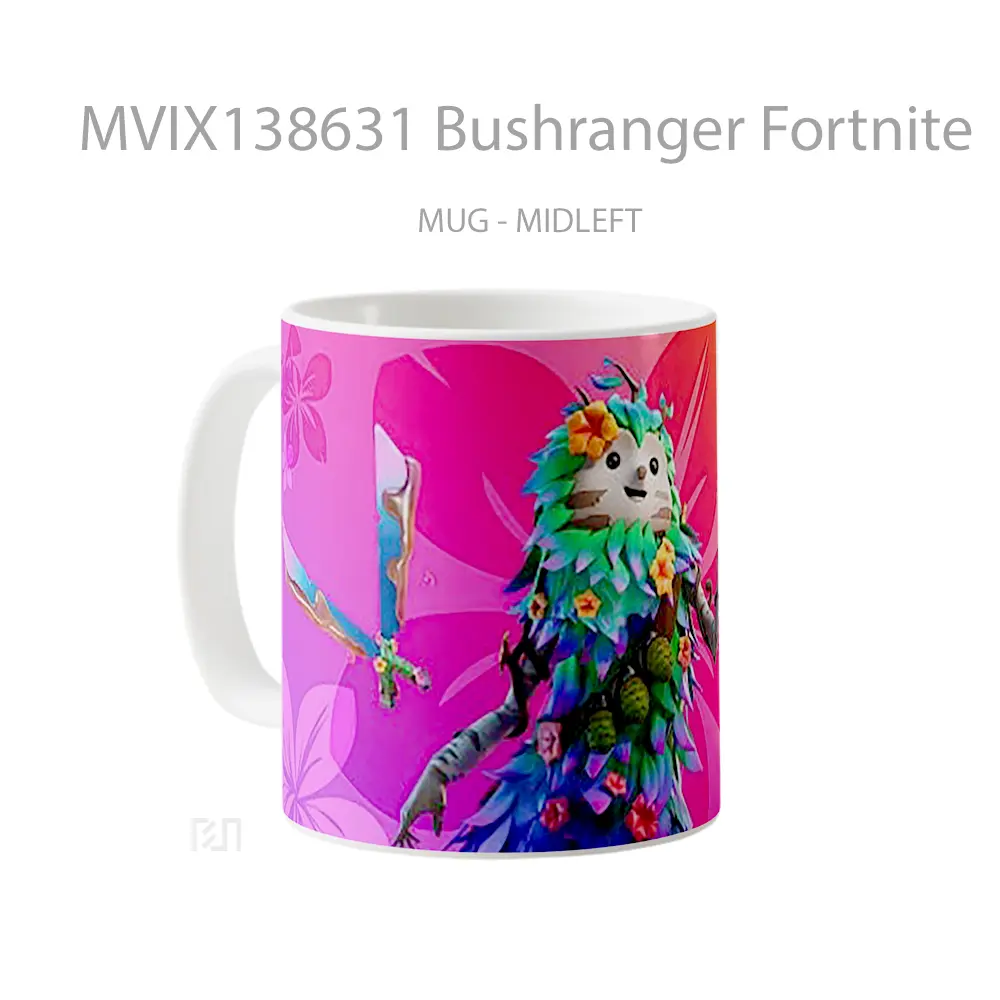 Mug Bushranger Fortnite Cangkir Gamer - All-side / Desain