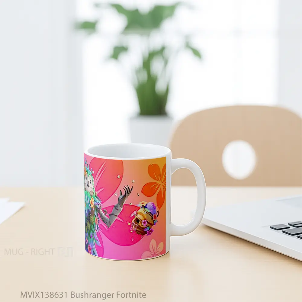 Mug Bushranger Fortnite Cangkir Gamer - All-side / Desain