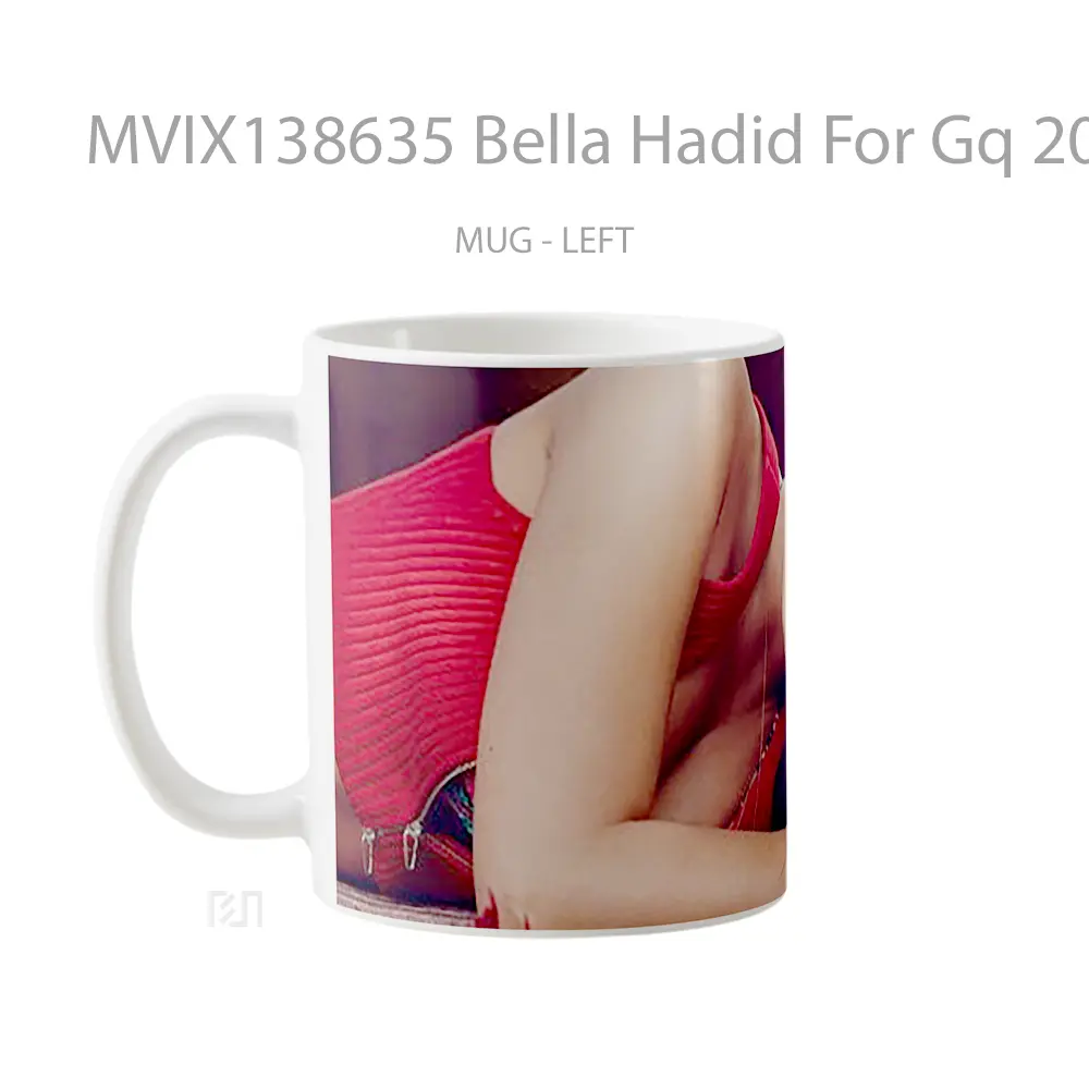 Mug Bella Hadid For Gq 2020 Gelas Keramik Unik - All-side / Desain