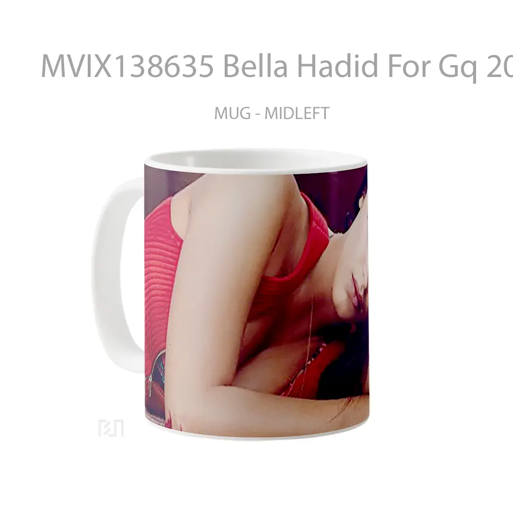 Mug Bella Hadid For Gq 2020 Gelas Keramik Unik - All-side / Desain