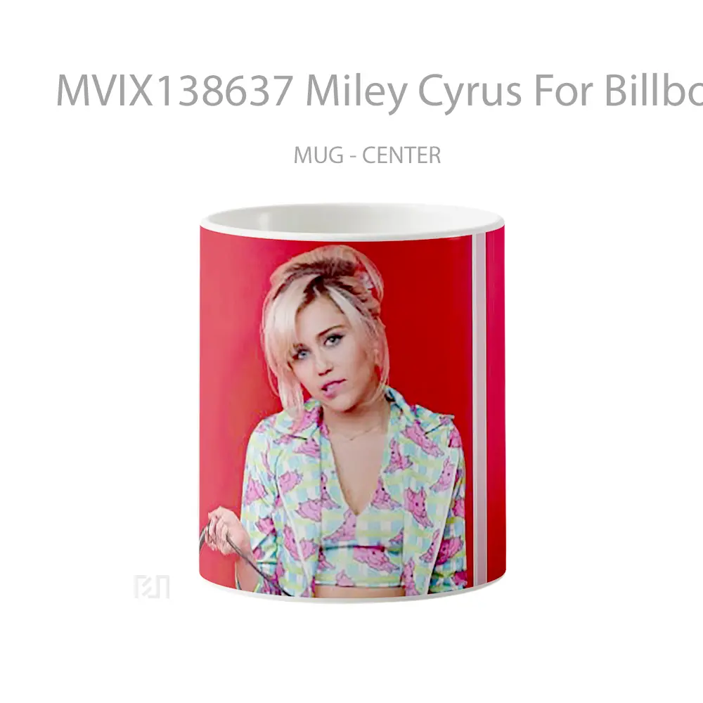 Mug Miley Cyrus For Billboard 2020 Gelas Selebriti